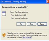 Download De Party Poker Software